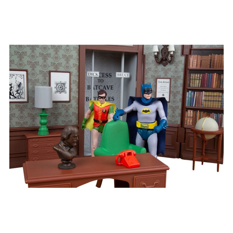 DC Retro Action Figure Batman 66 Wayne Manor Library