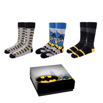 DC Comincs Socks 3-Pack Batman