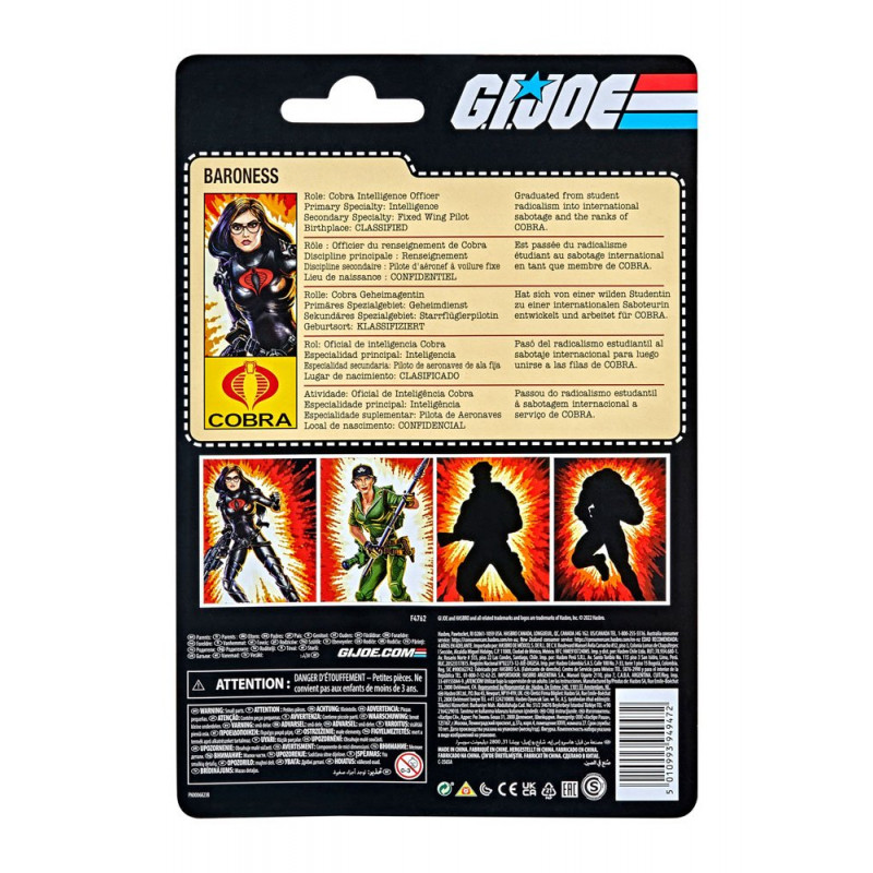G.I. Joe Retro Classified Series Baroness Action Figure