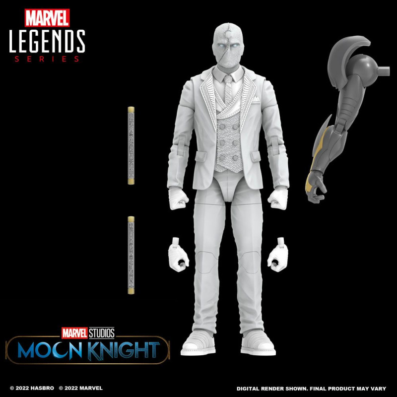 Moon Knight Marvel Legends Series Action Figure 2022 Infinity Ultron BAF: Mr. Knight