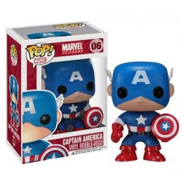 Marvel Comics POP! Vinyl Bobble-Head Captain America 06