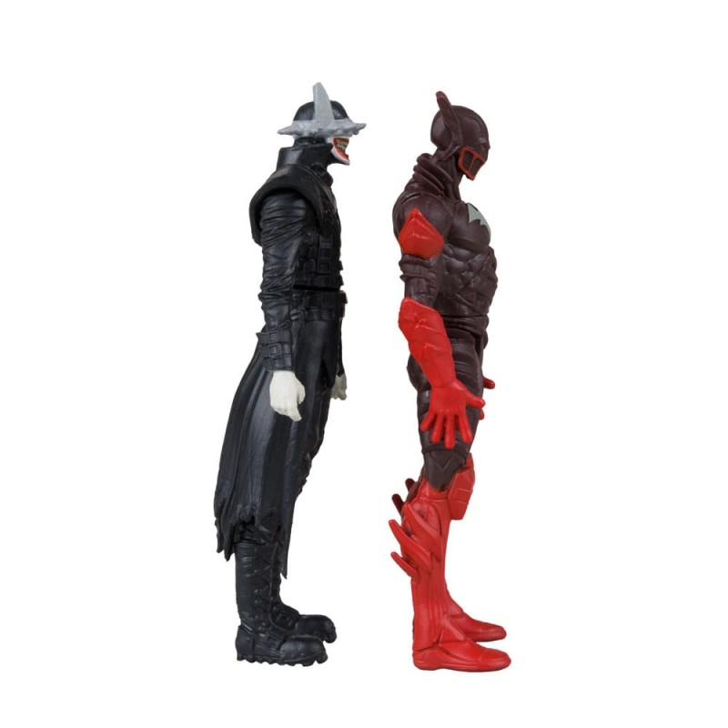 DC Direct Gaming Action Figures Batman Who Laughs & Red Death (Dark Nights  Metal #1) 8 cm