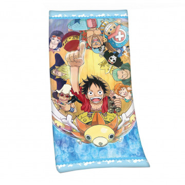 One Piece Velour Towel Straw Hat Pirates