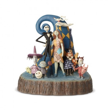 DISNEY TRADITIONS NBX CARVED NIGHTMARE FIGURINE
