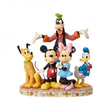 DISNEY TRADITIONS MICKEY AND FRIENDS FAB FIVE FIGURINE