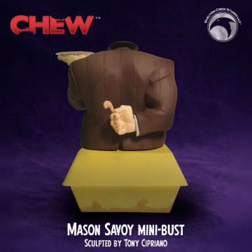 CHEW MASON SAVOY MINI-BUST STATUE