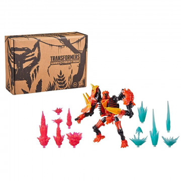 Transformers Generations War for Cybertron Deluxe Action Figure 2021 Tricranius Beast Power Excl.